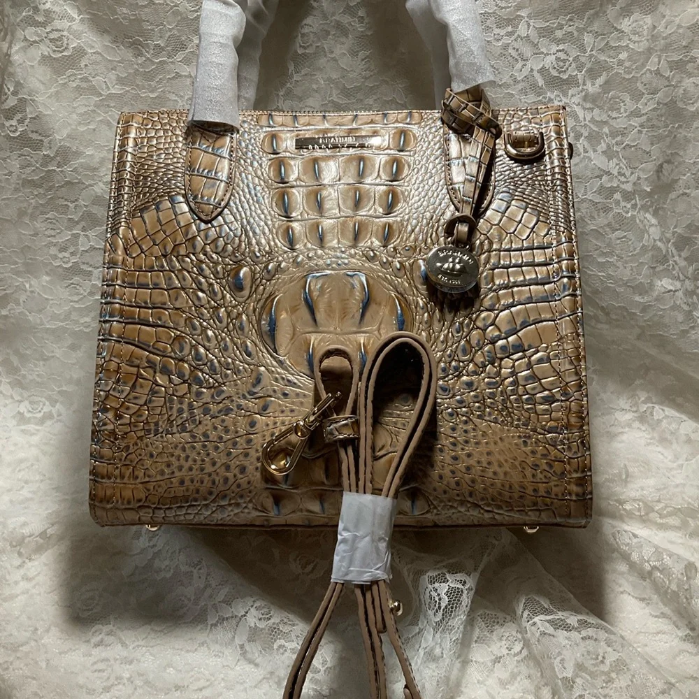 NWT BRAHMIN “stunning” CLIFFSIDE MELBOURNE SM CAROLINE - Picture 5 of 9